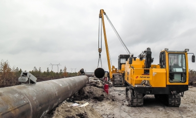 TWM-180 на строительстве трубопровода 2014